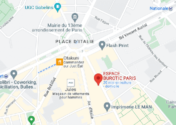 Espace Burotic Paris map